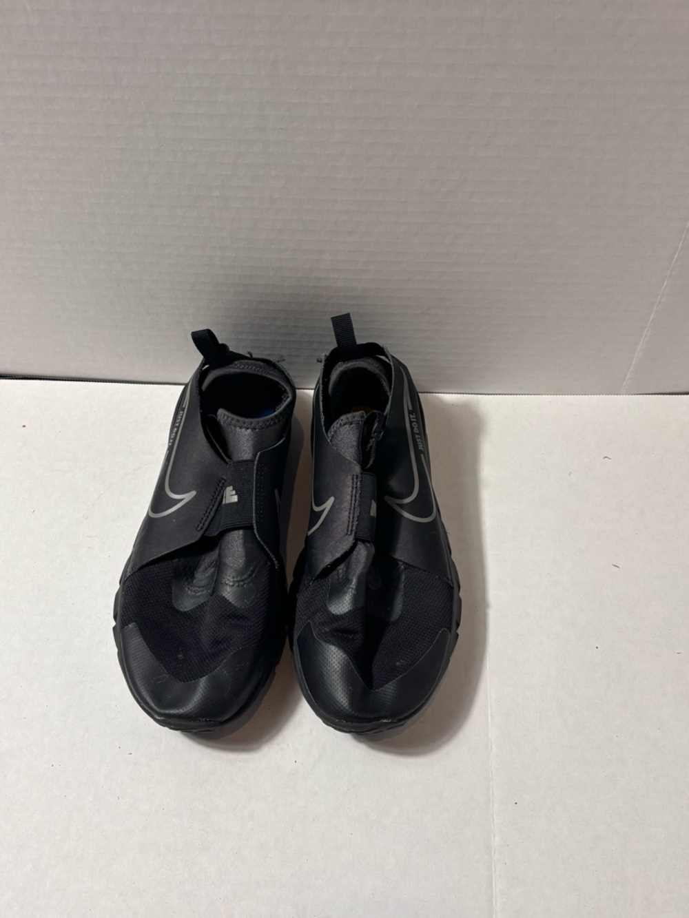 Nike Kids Black Slip-On Athletic Sneakers